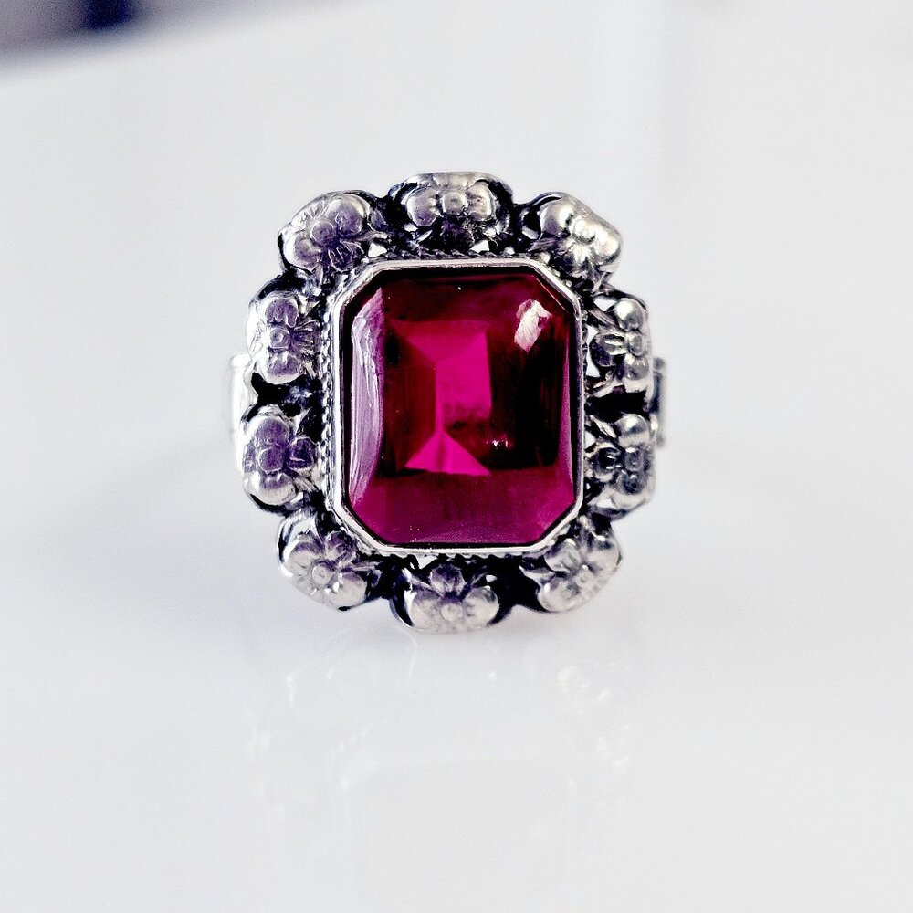 Art Deco Sterling Silver Vintage Ring
